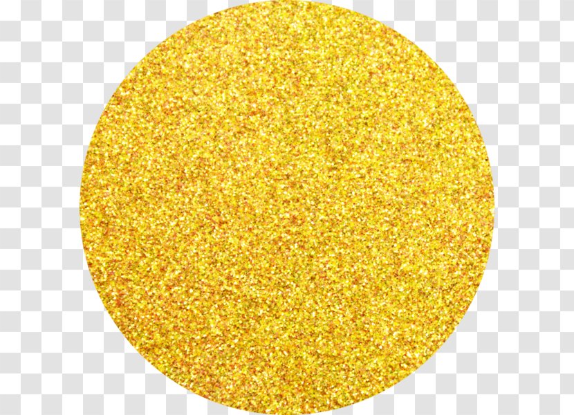 Powder Pigment Glitter Arylide Yellow - Golden Transparent PNG