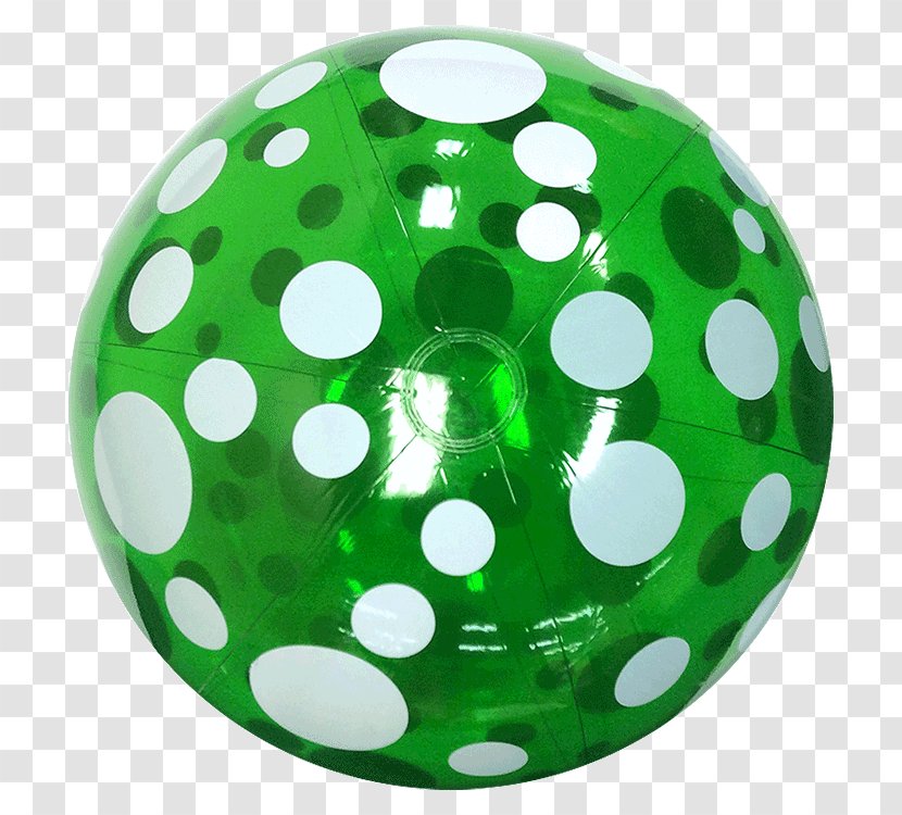 Beach Ball Polka Dot - Green Dots Transparent PNG