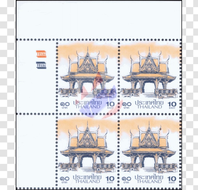 Sala Thai Baht One-baht Coin Postage Stamps - Diagram - Tenbaht Transparent PNG