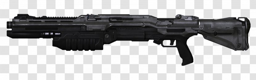 Halo 5: Guardians 4 Shotgun Weapon Firearm - Silhouette - Scar Transparent PNG