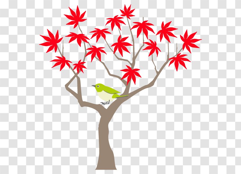 Twig Clip Art Bamboo Leaf Maple - Heart Transparent PNG