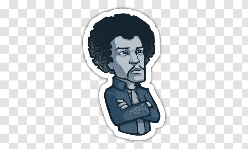Sticker Telegram Advertising .az Instant Messaging - Jimi Hendrix Transparent PNG