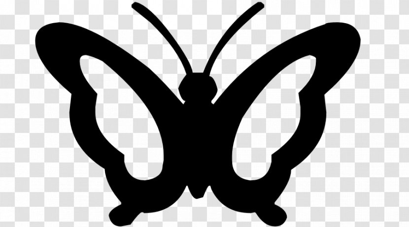 Silhouette Clip Art - Insect - Butterfly Transparent PNG