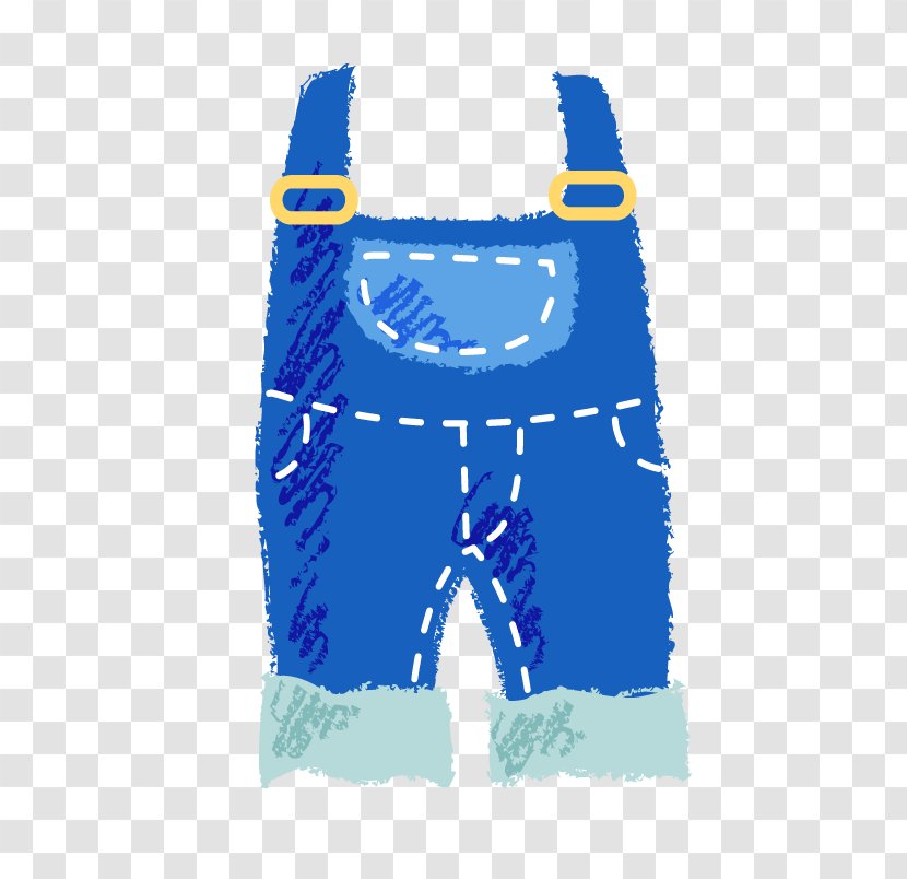 Animation Clothing - Electric Blue - Jeans Transparent PNG