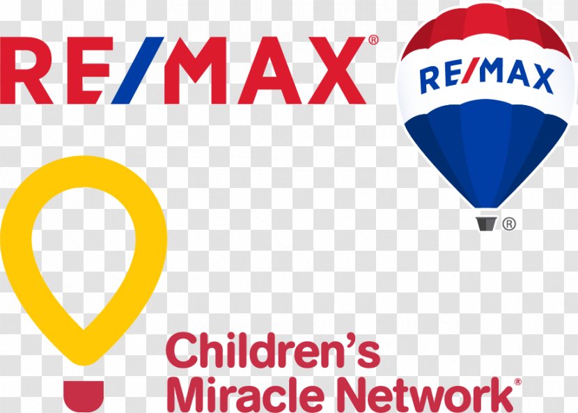 Children's Miracle Network Hospitals RE/MAX, LLC Hot Air Balloon Logo - Signage - Area Transparent PNG