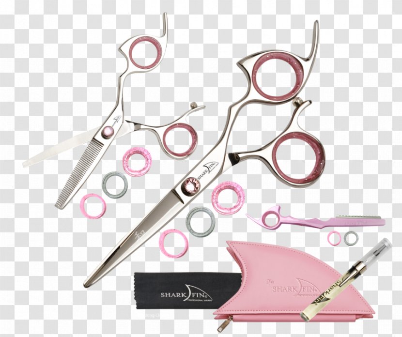 Scissors Hairdresser Beauty Parlour Hairstyle - Cosmetics Transparent PNG