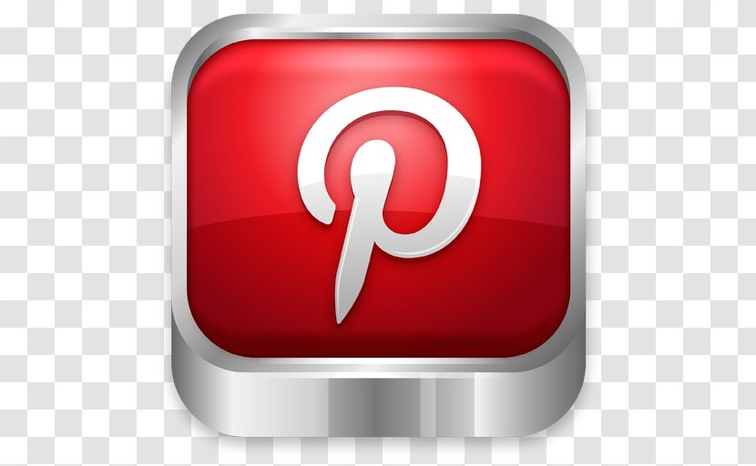 Pinterest - Red - Trademark Transparent PNG