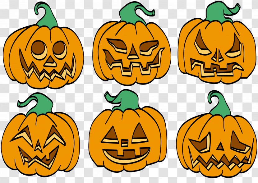 Jack-o'-lantern Calabaza Halloween Pumpkin Drawing - Cartoon Transparent PNG