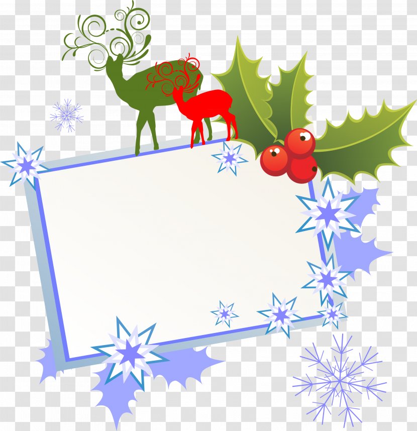 Christmas Clip Art - Deer Transparent PNG