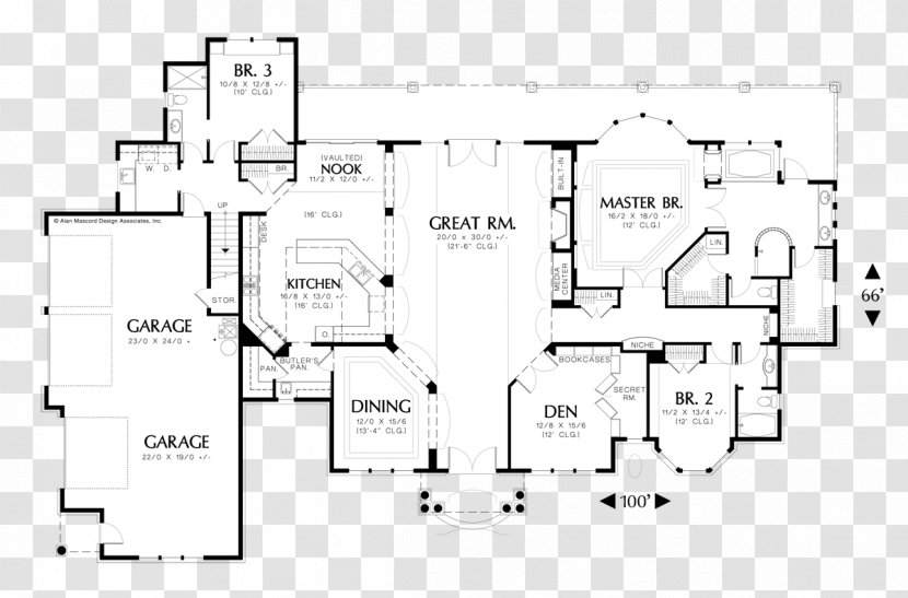 House Plan Floor Architecture Courtyard Transparent PNG