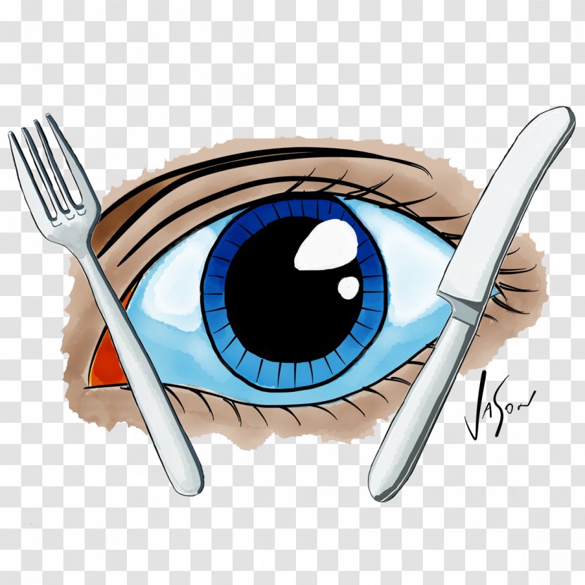 Eye Eating Meal Food Fork - Flower - Eat Right Eyes Transparent PNG