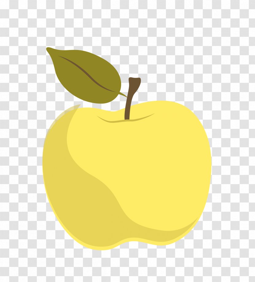 Apple Download Clip Art - Plant - Vector Yellow Fruit Transparent PNG