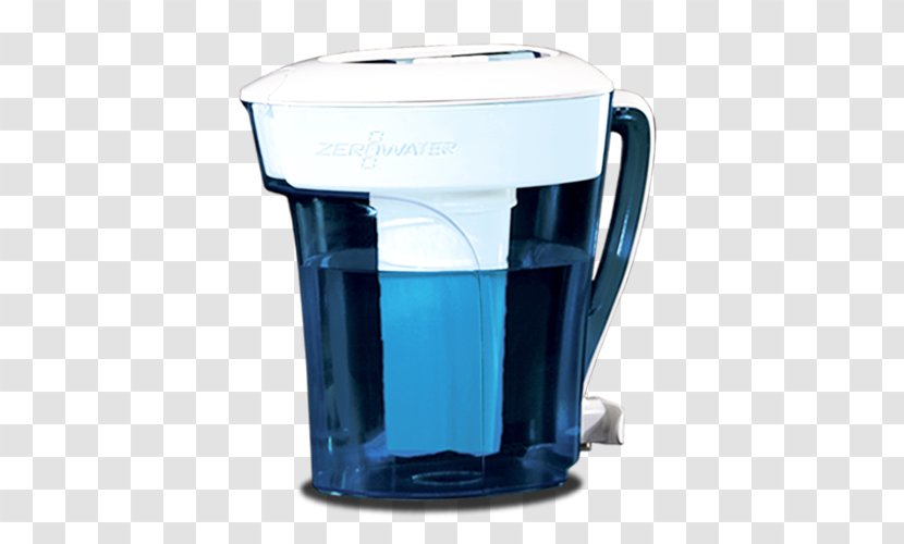 Water Filter Mug Pitcher ZeroWater (Zero Technologies, LLC) Kettle - Lid Transparent PNG