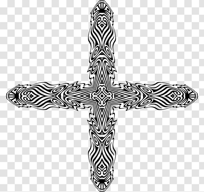 Cross Public Domain Clip Art - Symbol - Flowers Frame Transparent PNG