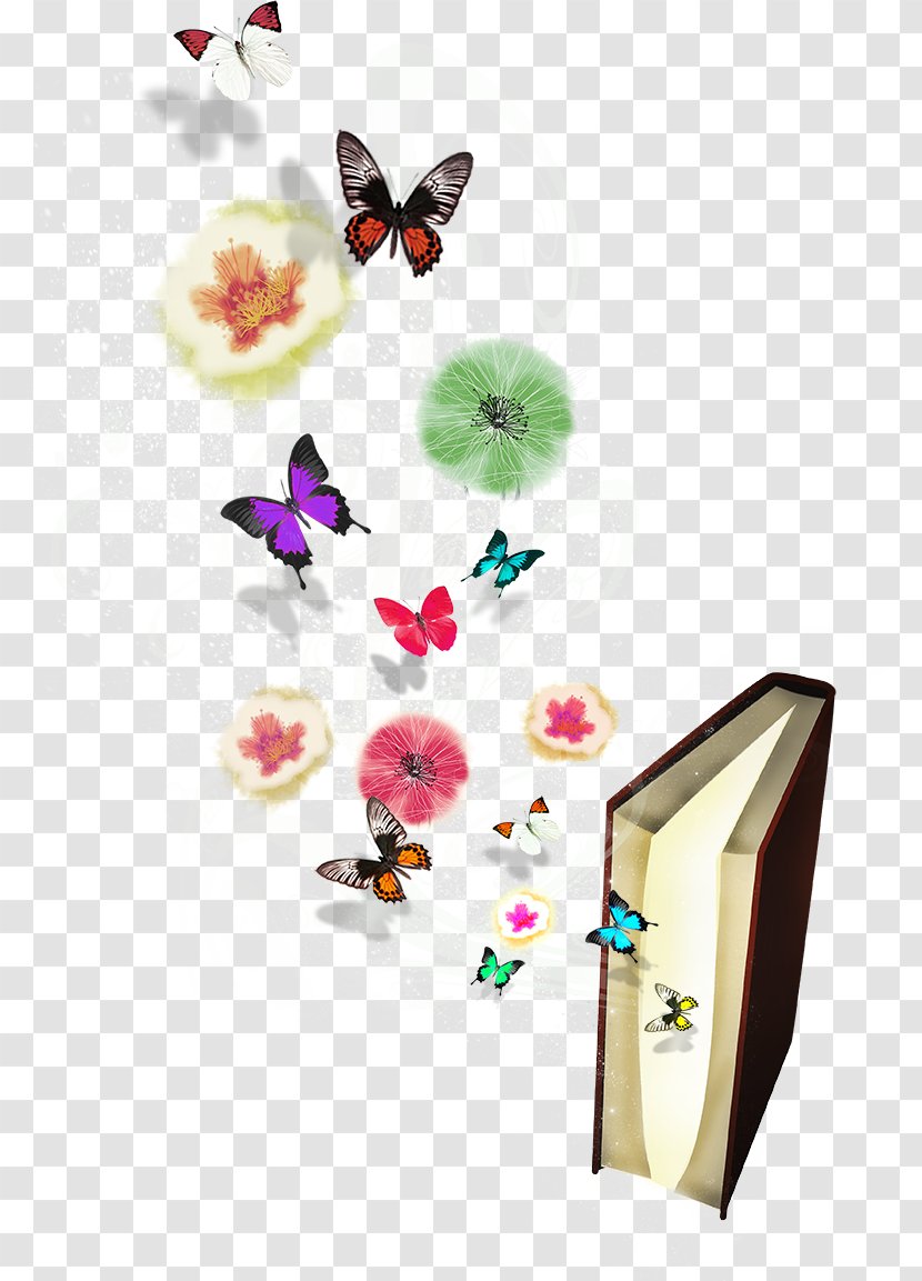 Butterfly Book - Seat - The Books Transparent PNG