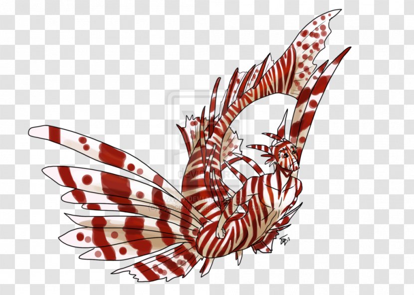 Lionfish Drawing Mermaid Merman - Frame Transparent PNG