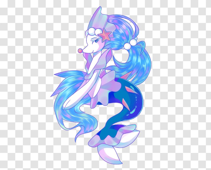 Horse Fish Mermaid Cartoon - Rowlet Transparent PNG