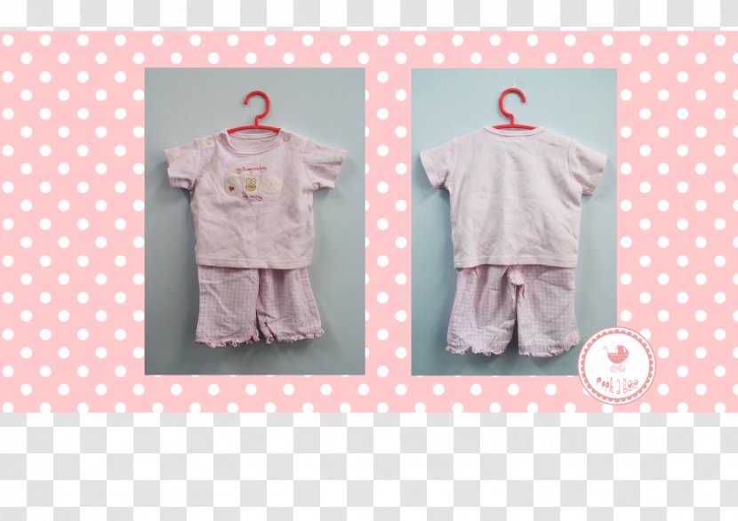 Polka Dot Outerwear Textile Nightwear Pink M - Coastal Cloth Baby & Co. Transparent PNG