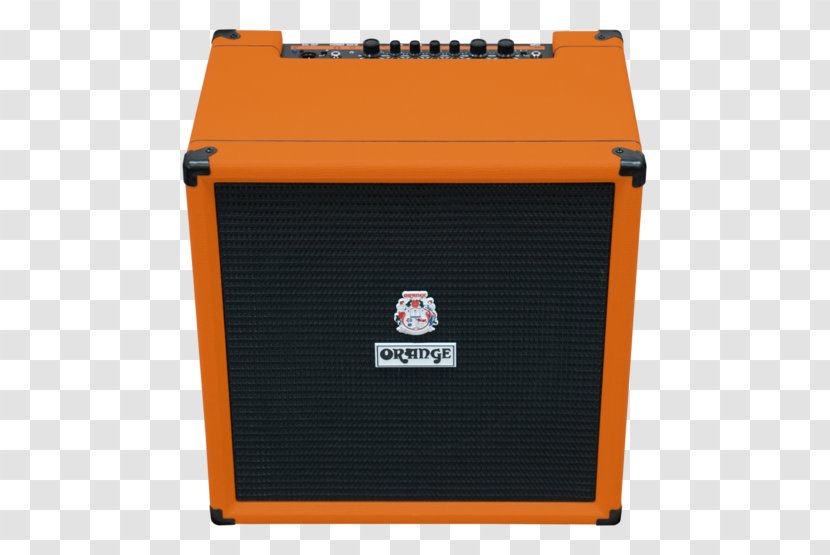 Guitar Amplifier Bass Double Orange Crush 50 - Watercolor Transparent PNG