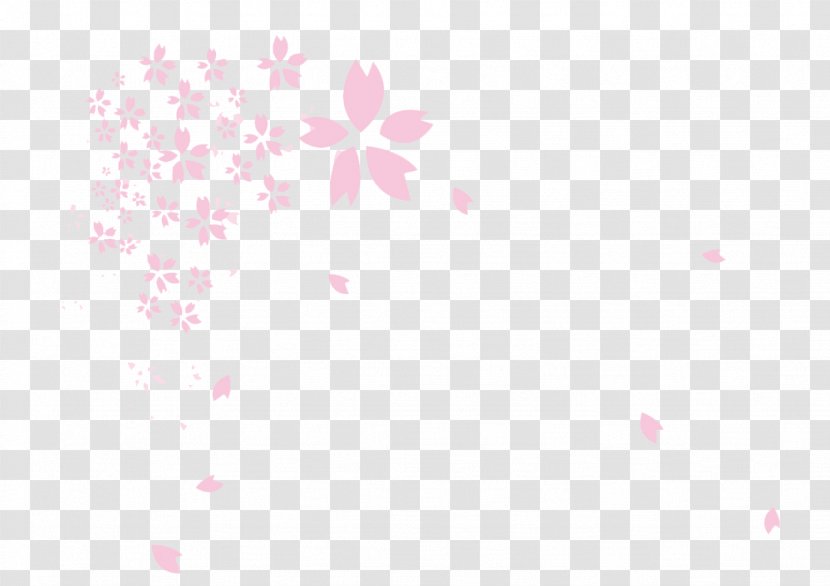 Petal Angle Pattern - Rectangle - Broken Cherry Picture Material Transparent PNG