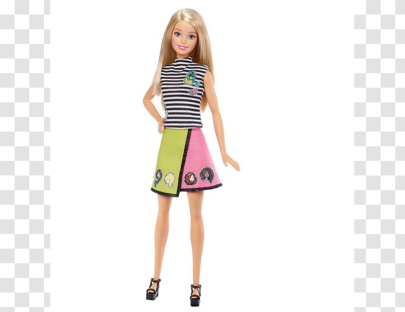 Barbie D.I.Y. Crimps And Curls Doll Fashion Toy Transparent PNG