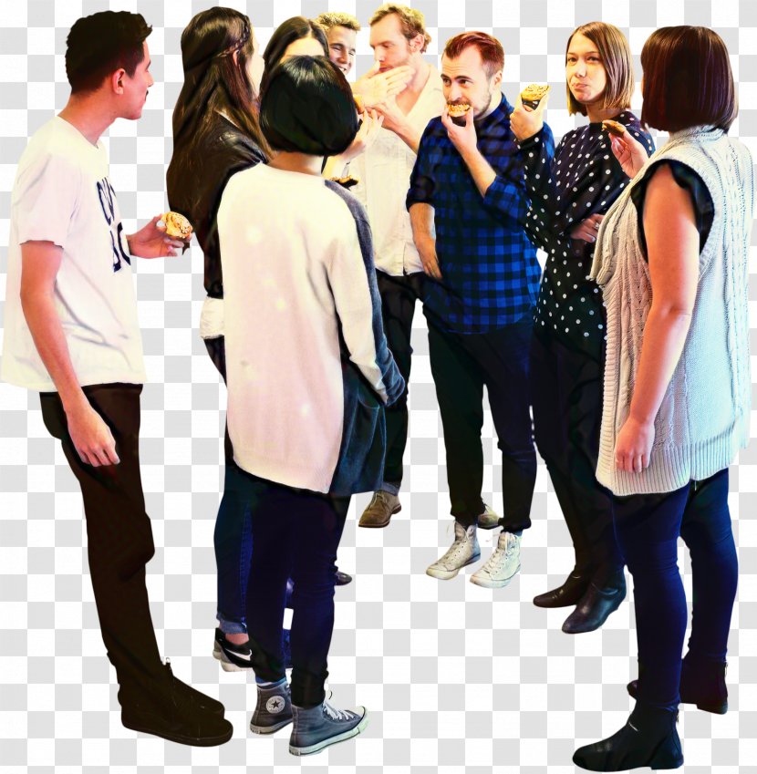 Group Of People Background - School - Conversation Gesture Transparent PNG