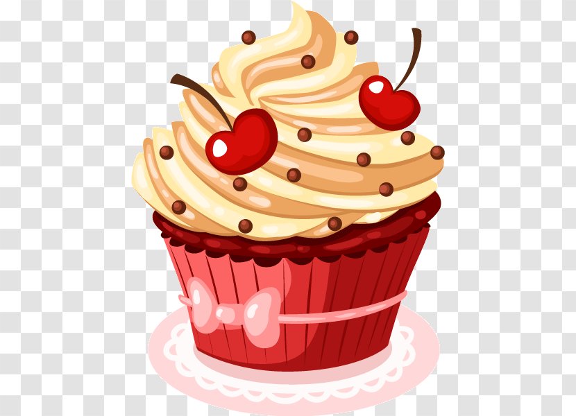 Cupcake Birthday Cake Bakery Chocolate Transparent PNG