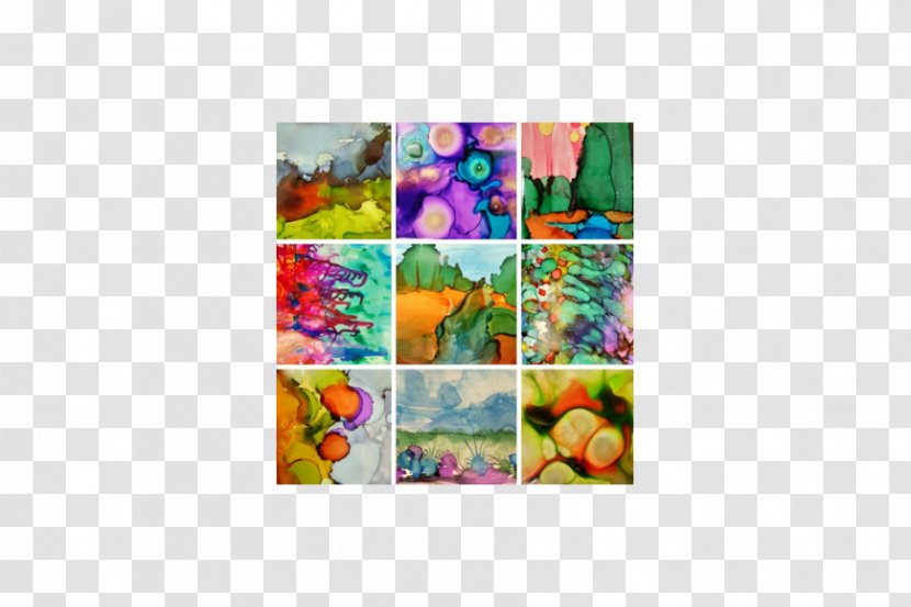 Product Plastic Collage - Ink Painting Style Transparent PNG