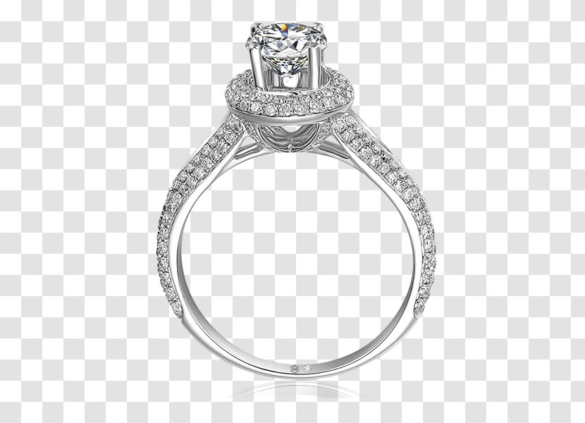 Diamond Cut Engagement Ring Brilliant Princess - Wedding Ceremony Supply Transparent PNG