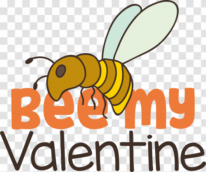 Honey Bee Insects Bees Logo Cartoon Transparent PNG