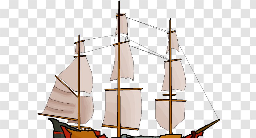 Brigantine Sailing Ship Caravel Piracy - Galeas Transparent PNG