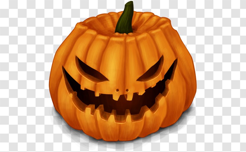 Halloween Pumpkin Jack-o-lantern Icon - Squash - Pic Transparent PNG