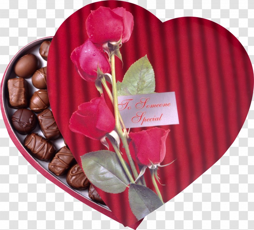 Poland .pl - Gift - Chocolate Rose Box Transparent PNG