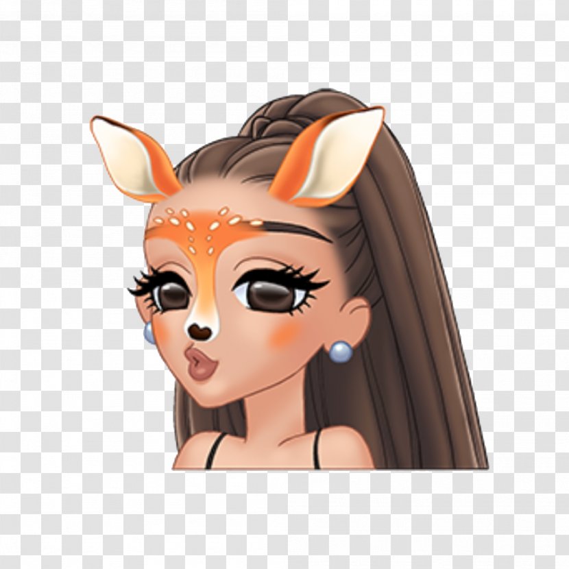 Dangerous Woman Emoji Drawing Sticker - Ear Transparent PNG