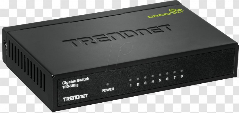 Wireless Access Points Network Switch Gigabit Ethernet TRENDnet Port Transparent PNG