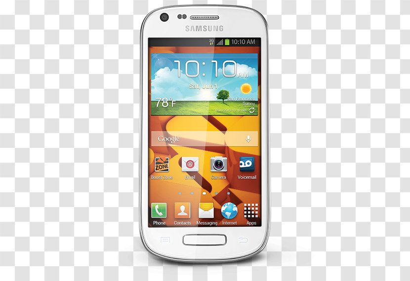 Samsung Galaxy Prevail Android Boost Mobile Telephone - Feature Phone Transparent PNG