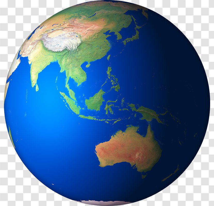 China Burma South Asia Asia-Pacific Association Of Southeast Asian Nations - Globe - 3D-Earth-Render-03 Transparent PNG