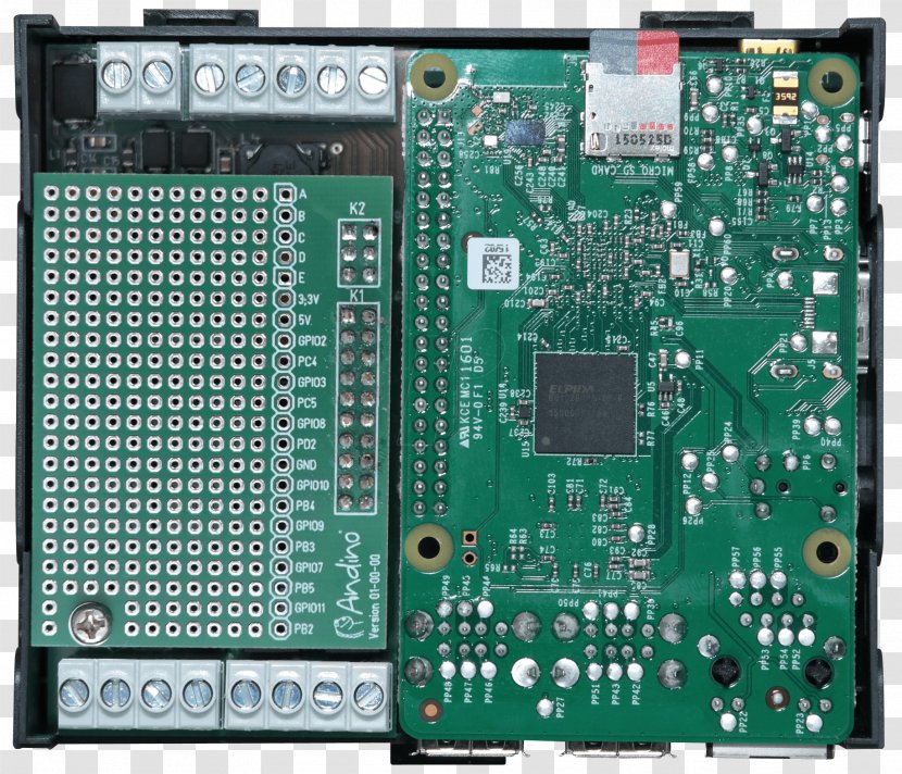 Microcontroller Electronics Computer Hardware Raspberry Pi Arduino - Cpu - Raspberries Transparent PNG