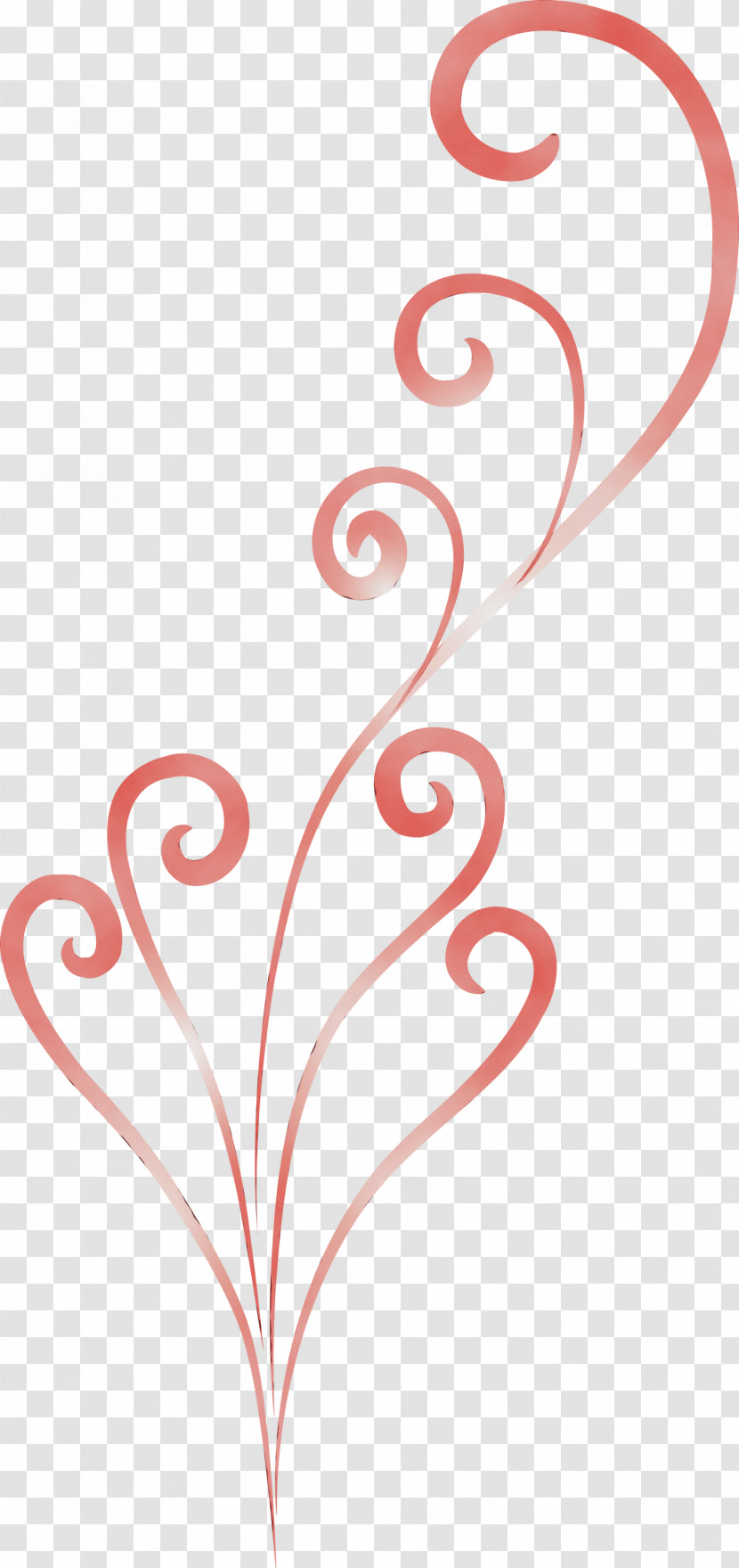 Heart Line Ornament Transparent PNG