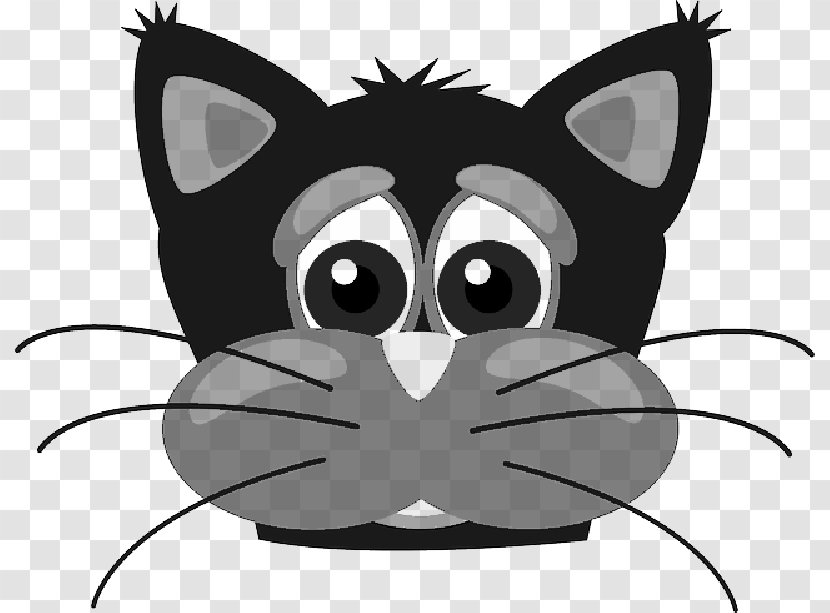 Grumpy Cat Kitten Felidae Clip Art - Snout - Black Transparent PNG
