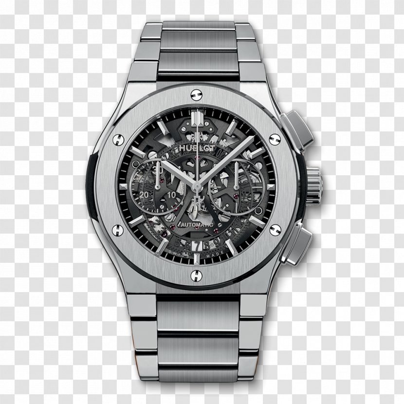 Hublot Classic Fusion Watch Strap Chronograph - Steel Transparent PNG