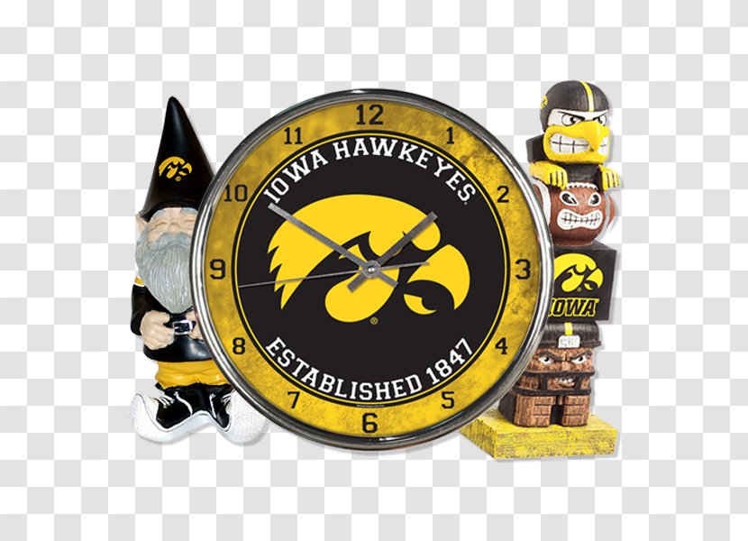 Iowa Hawkeyes Clock State Cyclones Hawkeye Fan Shop University Transparent PNG
