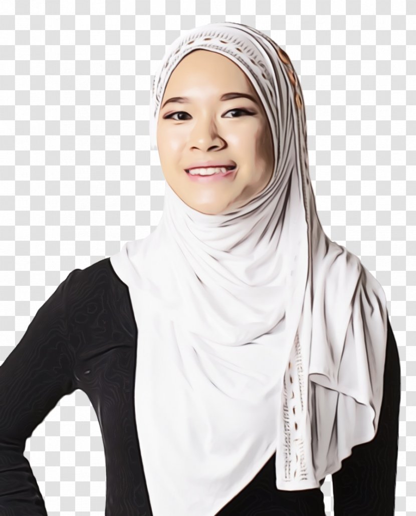 Hijab Jersey Scarf Fashion Clothing - White - Com Transparent PNG