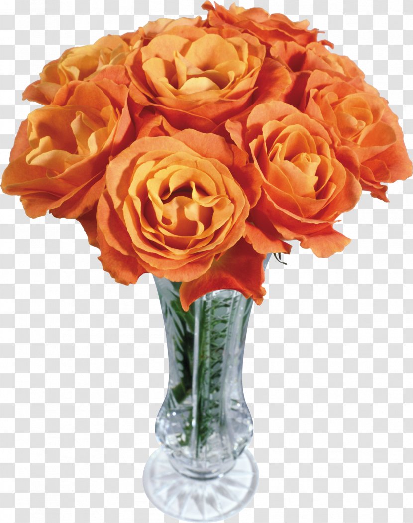Garden Roses Flower Bouquet Floral Design Vase - Rose Transparent PNG