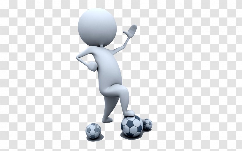 High-definition Television Three-dimensional Space Wallpaper - Ball - Playing Football 3d Villain Transparent PNG