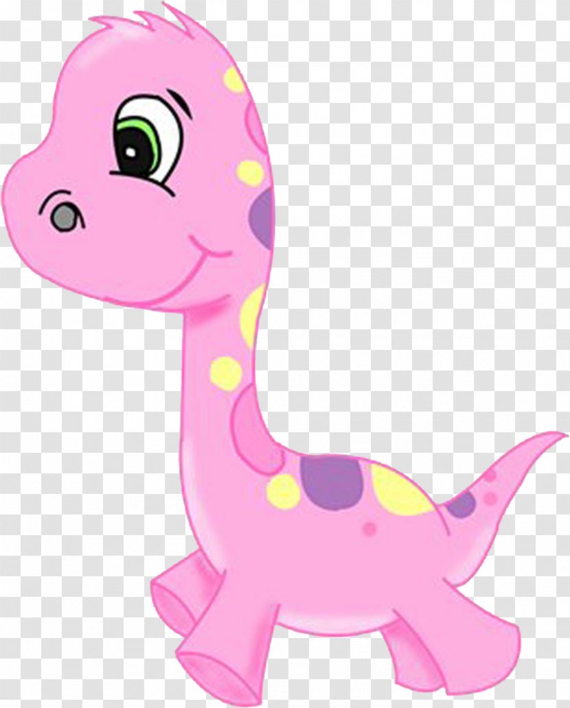 Dinosaur Pink M Character Clip Art Transparent PNG