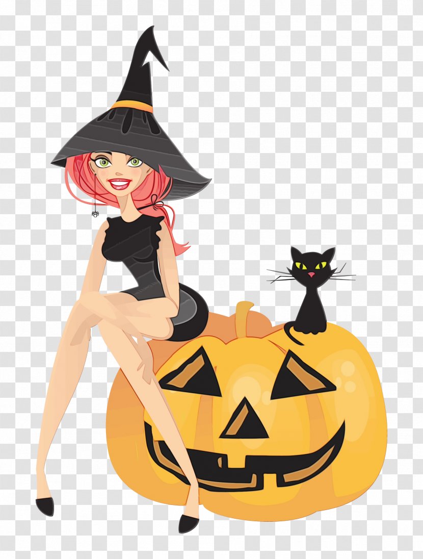 Candy Corn - Wet Ink - Calabaza Transparent PNG