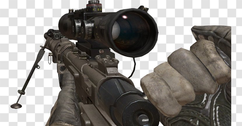 Call Of Duty: Modern Warfare 2 Duty 4: Black Ops II Ghosts Remastered - Cheytac Intervention - Weapon Transparent PNG