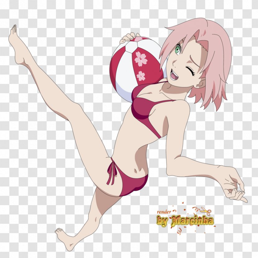 Sakura Haruno Hinata Hyuga Swimsuit Ino Yamanaka Naruto - Cartoon Transparent PNG
