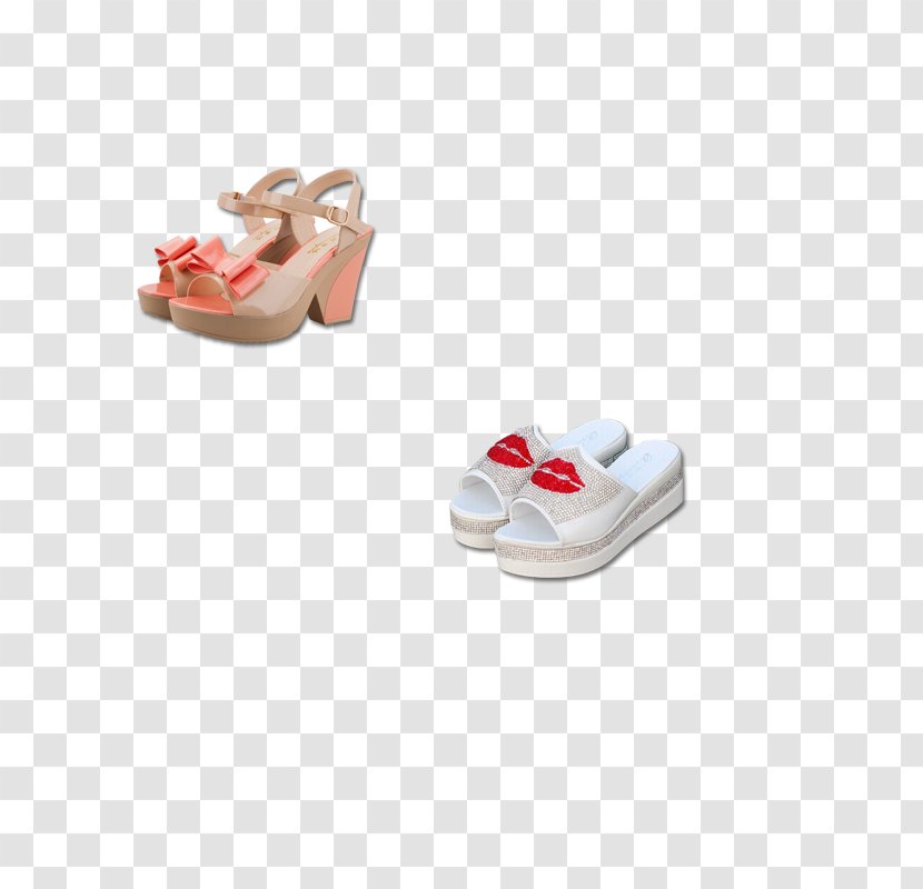 High-heeled Footwear Sandal Shoe - Google Images - Two Pairs Of Sandals Transparent PNG